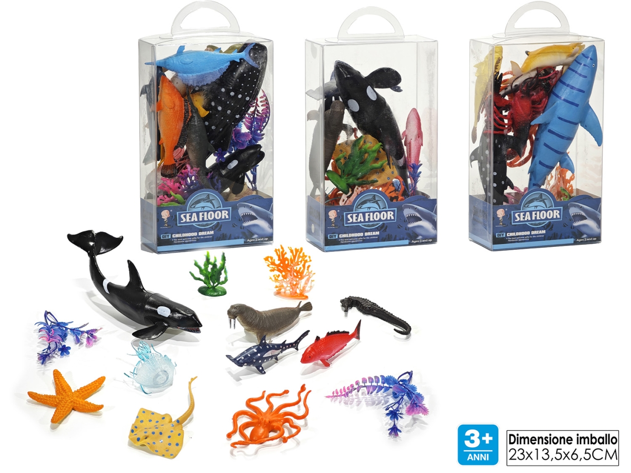 ANIMALI MARINI 3 ASS. 100792 ANIMALI MARINI 3 ASS. 100792