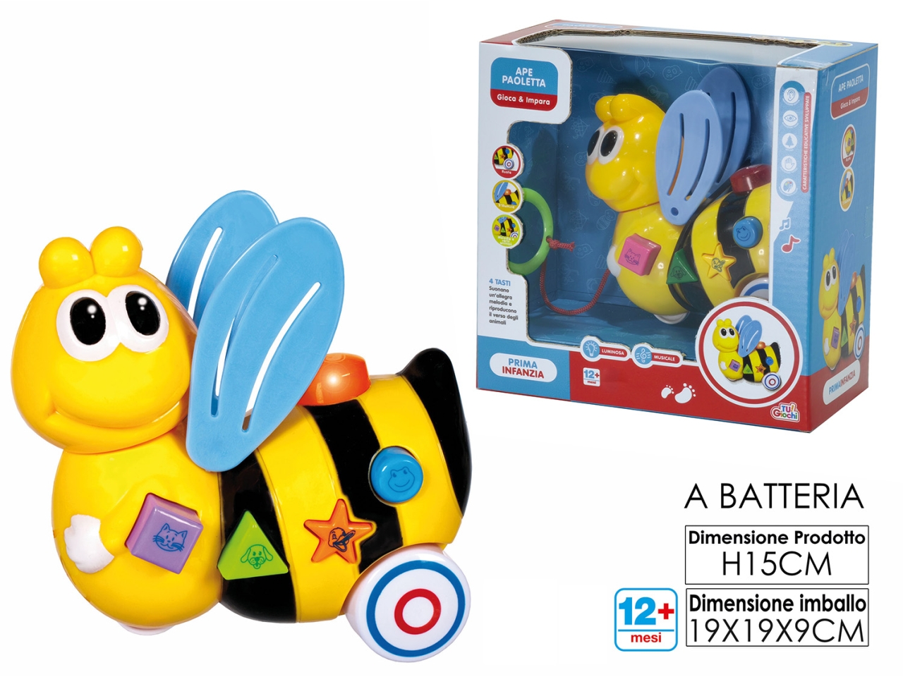 GIOCO APE PAOLETTA INTERATTIVA LUCI E SUONO 100961 GIOCO APE PAOLETTA INTERATTIVA LUCI E SUONO 100961