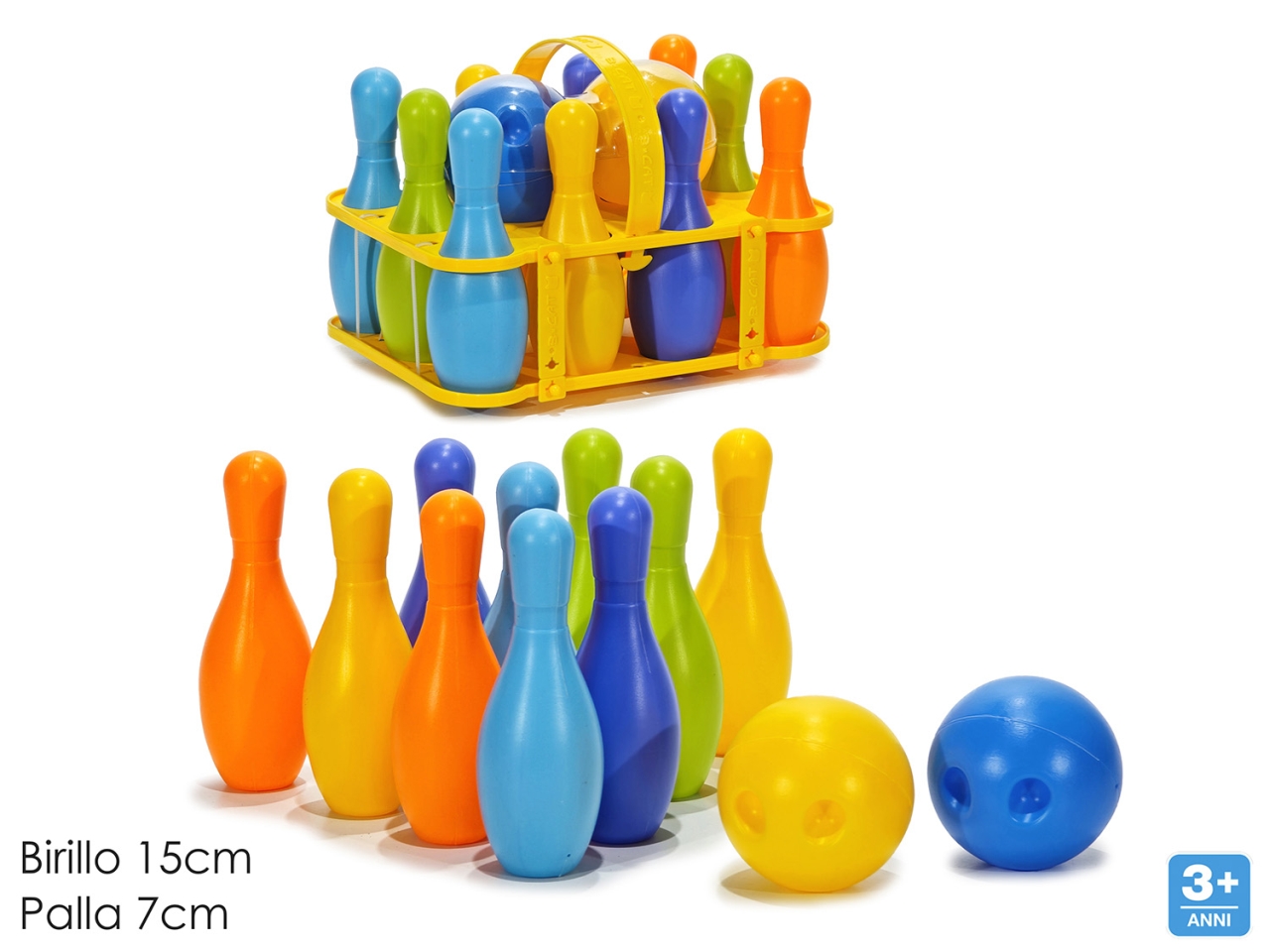 BOWLING SET 10 BIRILLI C/2 PALLE 102253 BOWLING SET 10 BIRILLI C/2 PALLE 102253