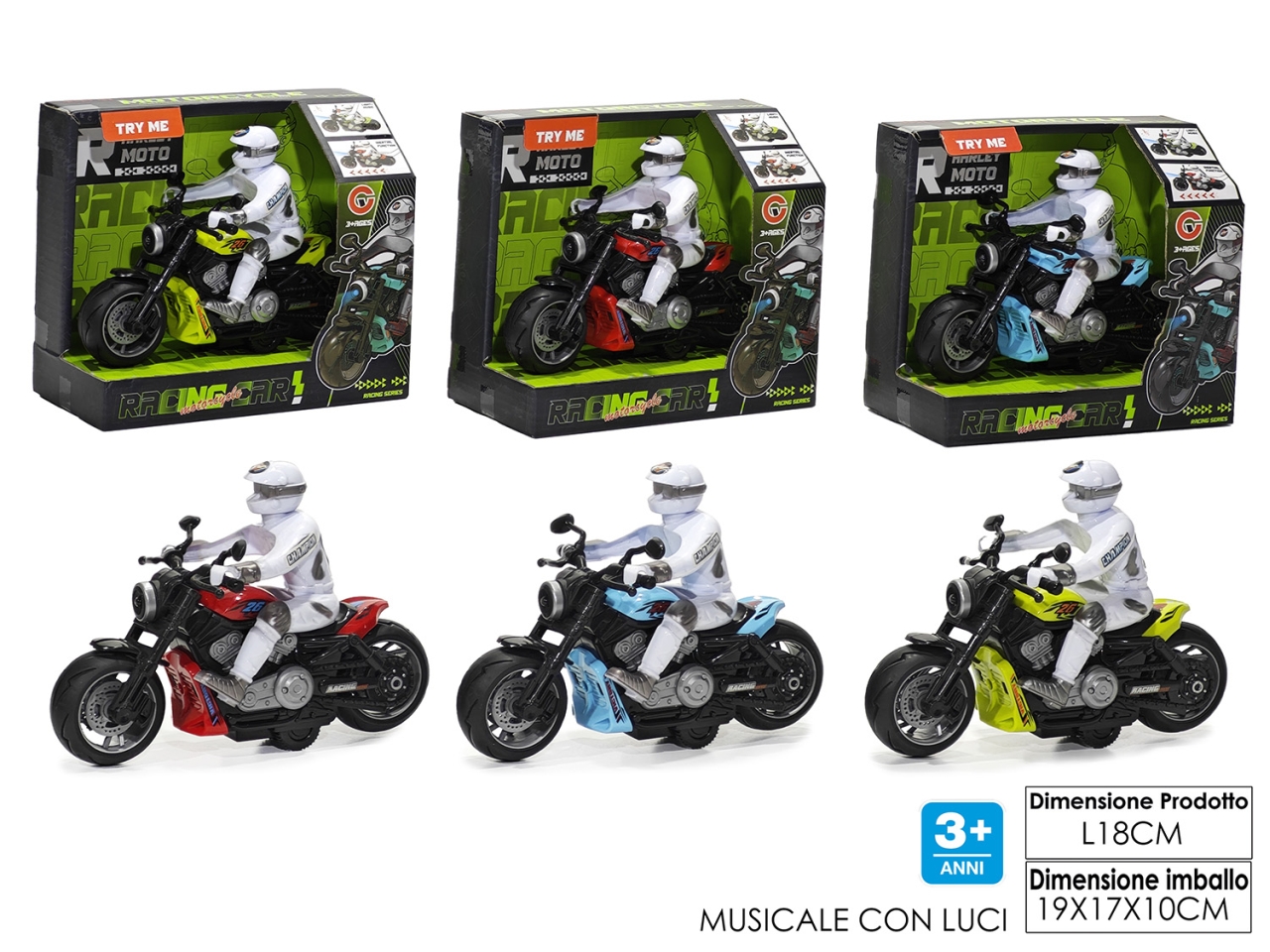 MOTO LUCI E SUONI 3ASS 102986