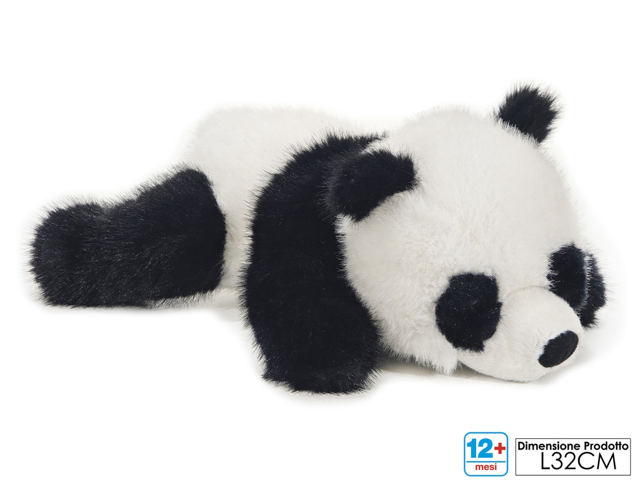 PELUCHE PANDA STESO 32X23XH18CM 711808