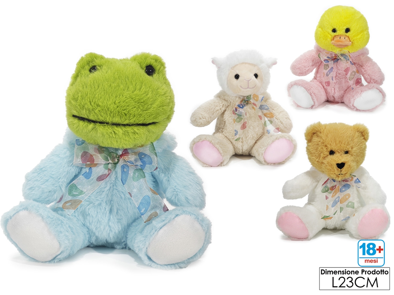 PELUCHE ANIMALETTO H23CM 4ASS 711856