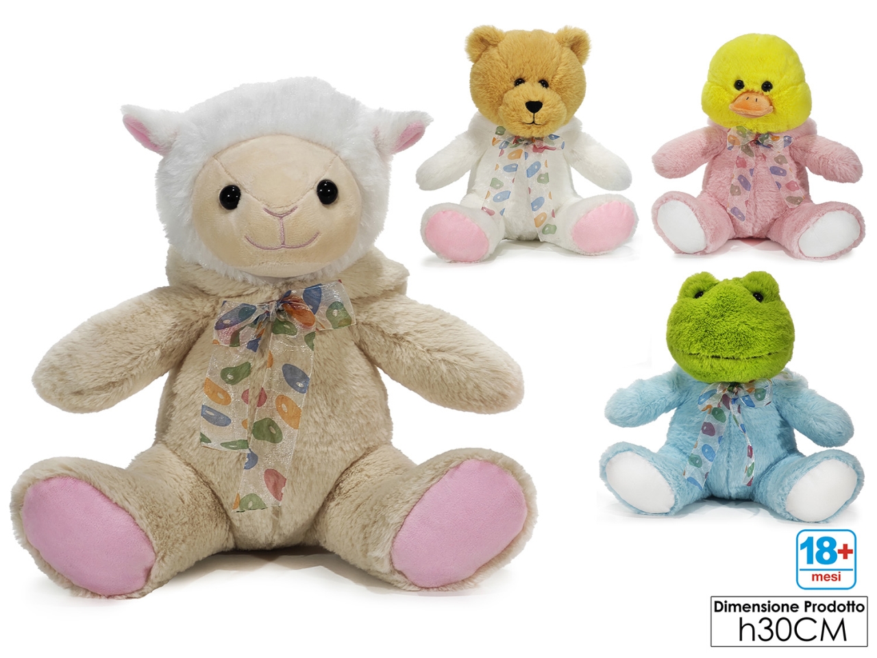 PELUCHE ANIMALETTO H30CM 4ASS 711857 PELUCHE ANIMALETTO H30CM 4ASS 711857