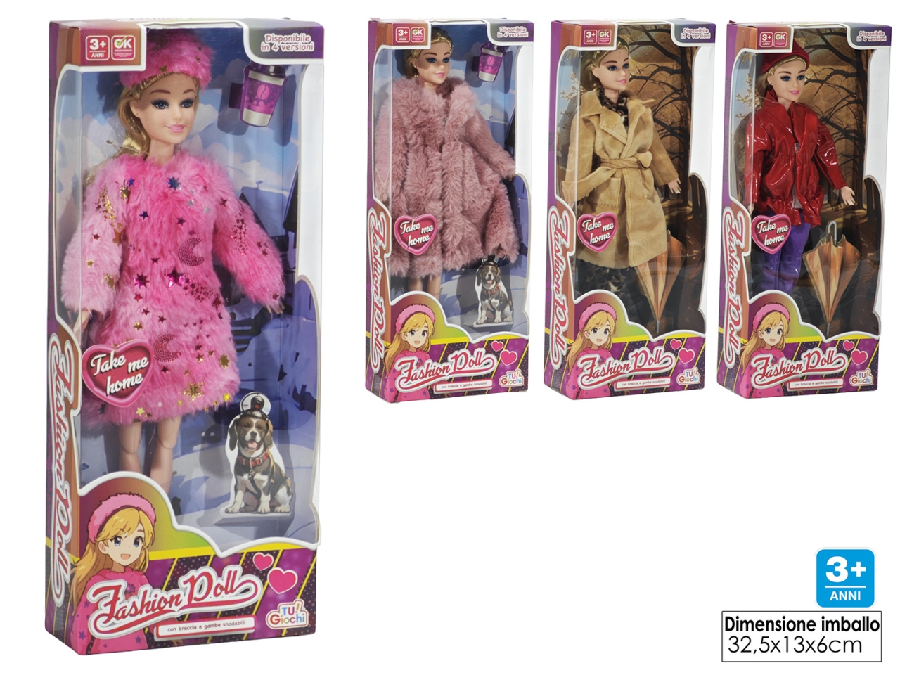 BABY FASHION DOLL BAMBOLA 4ASS 717910 BABY FASHION DOLL BAMBOLA 4ASS 717910