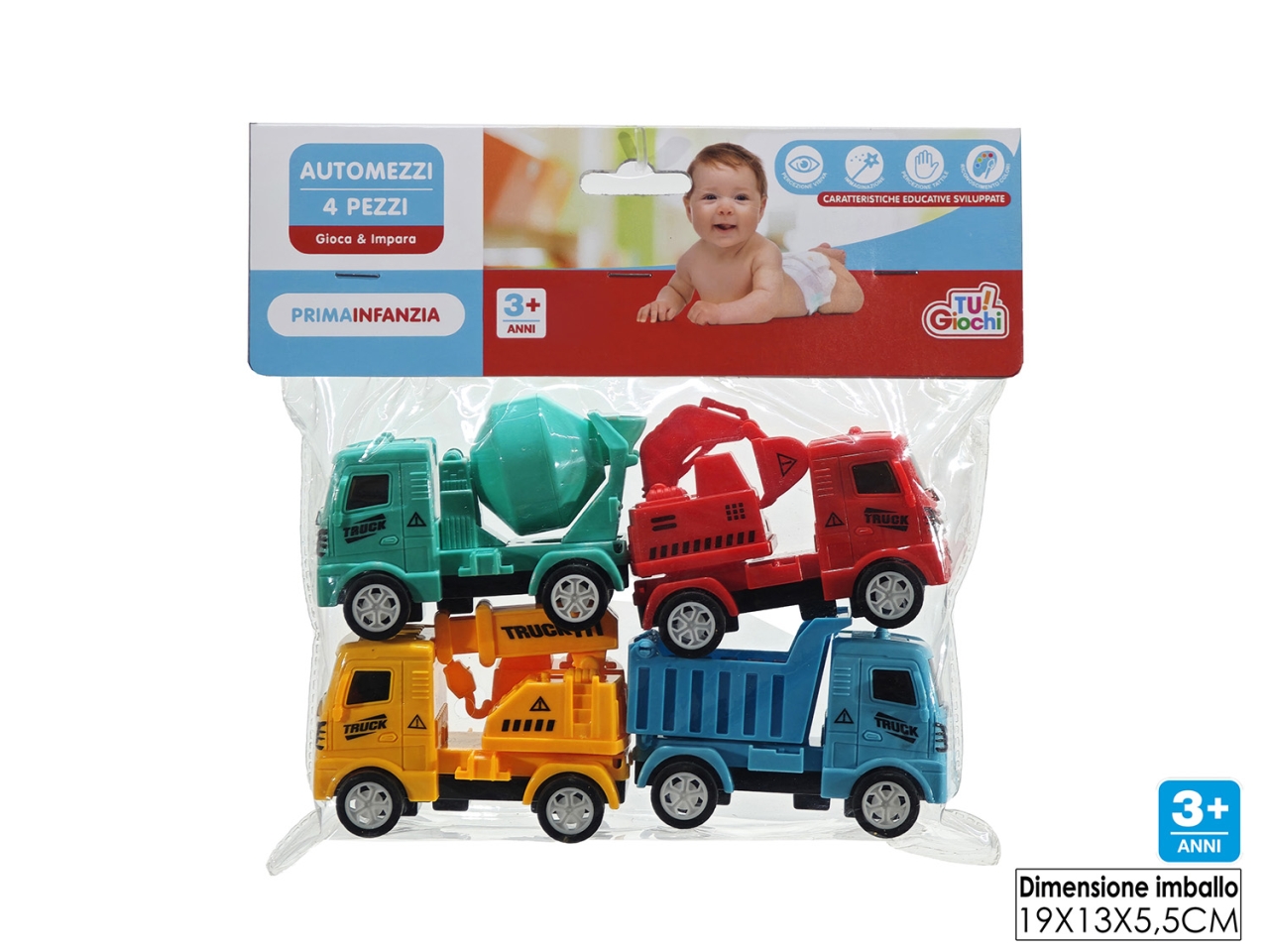 GIOCO SET 4 AUTOMEZZI 100061