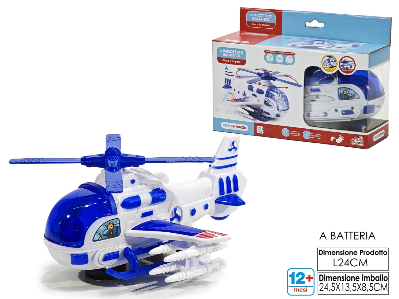 ELICOTTERO LUCI SUONI MOVIMENTO 100087