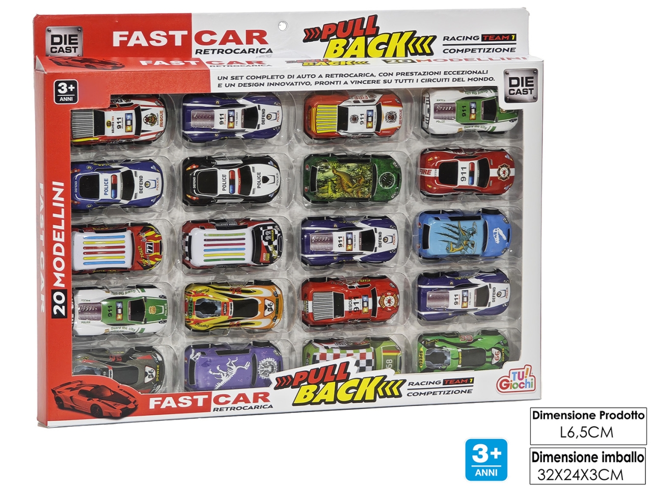 AUTO DIE-CAST SET 20 PZ 100375 AUTO DIE-CAST SET 20 PZ 100375