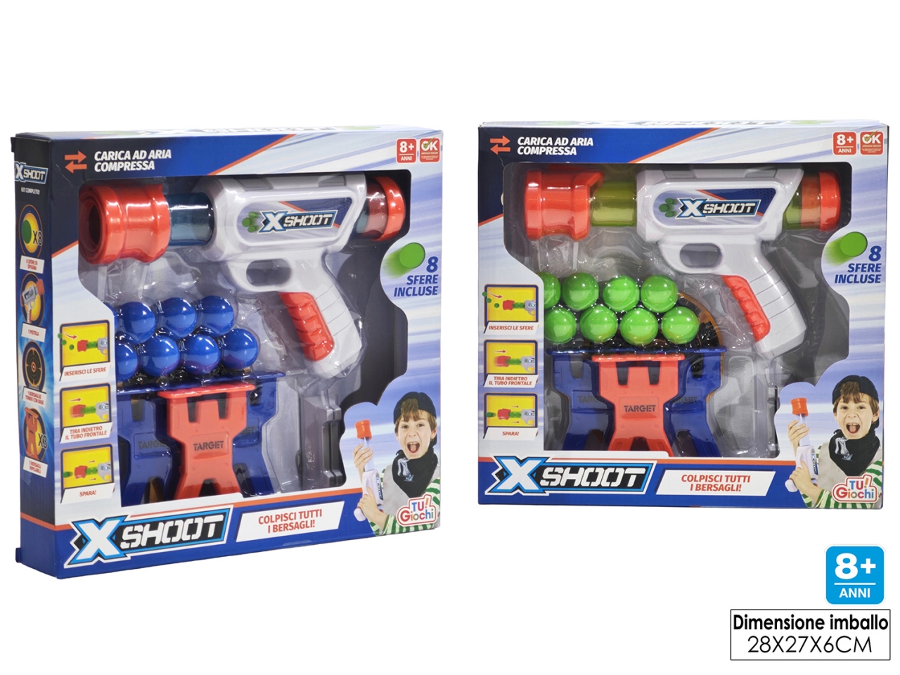 PISTOLA C/PALLINE E ACCESSORI 100431