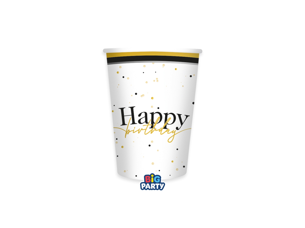 BICCHIERI 250CC HAPPY BIRTHDAY SET 6 PZ 77243