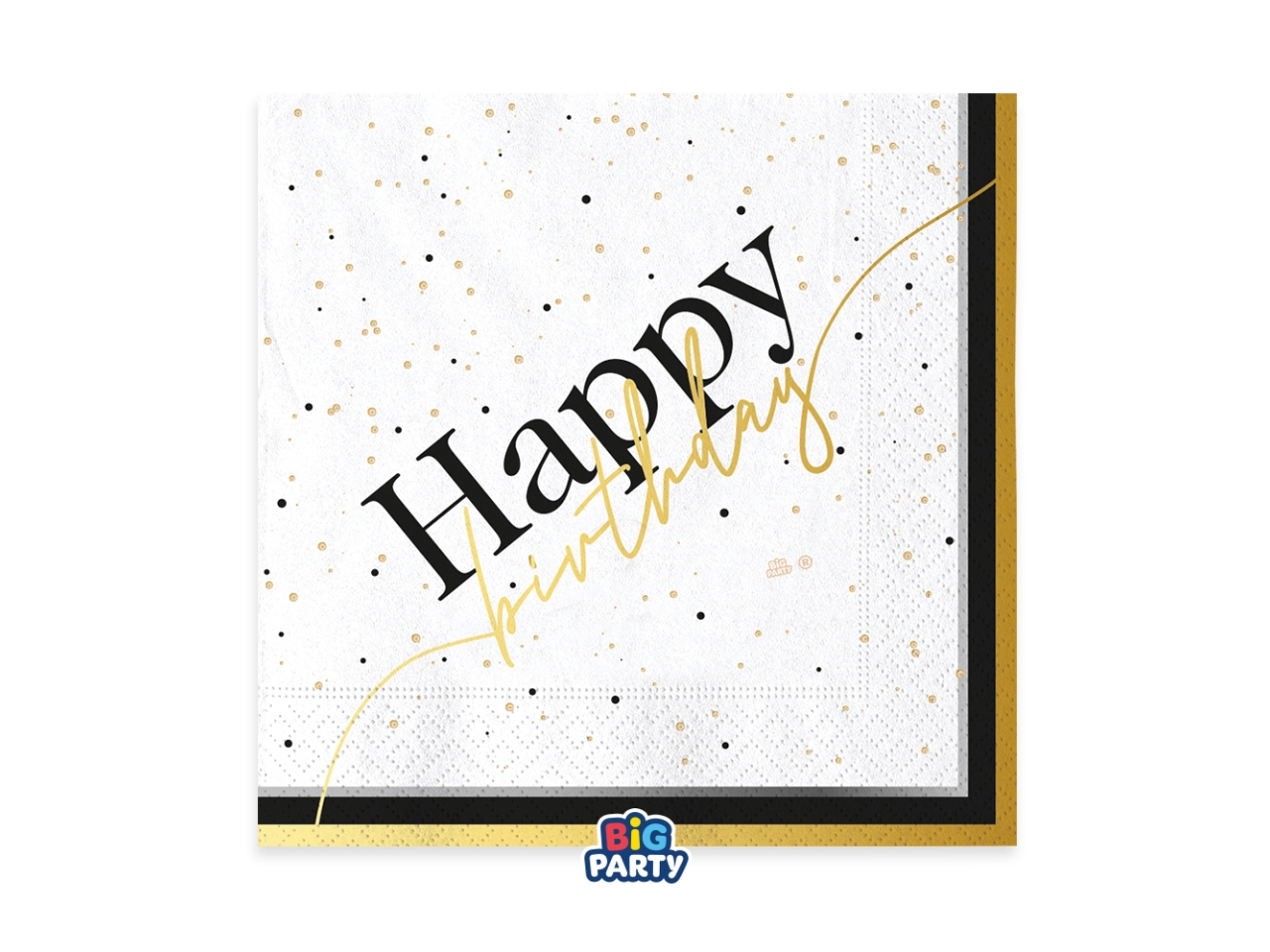TOVAGLIOLI 33X33CM HAPPY BIRTHDAY SET 16 PZ 77244 TOVAGLIOLI 33X33CM HAPPY BIRTHDAY SET 16 PZ 77244