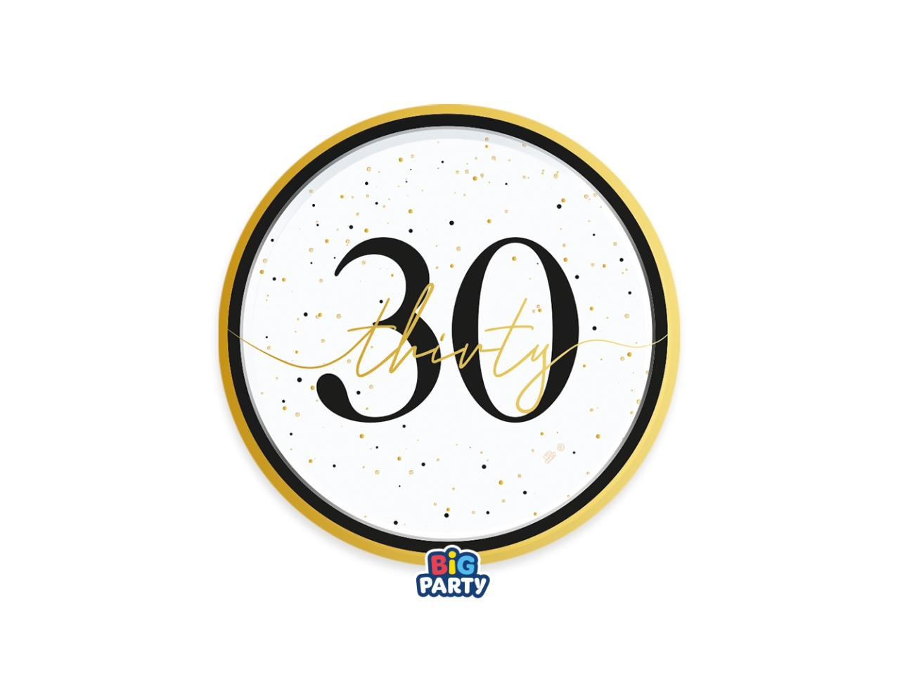 PIATTI 18CM HAPPY BIRTHDAY 30 SET DA 6 PZ 77249 PIATTI 18CM HAPPY BIRTHDAY 30 SET DA 6 PZ 77249