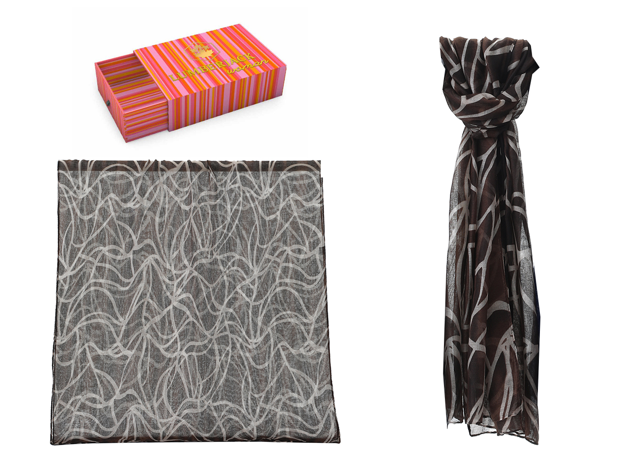 LUMBERJACK SCIARPA COLORE 2 + BOX A909-2S