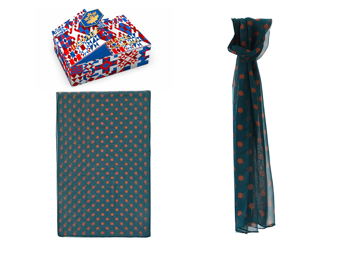 LUMBERJACK SCIARPA COLORE 4 + BOX F919-4S