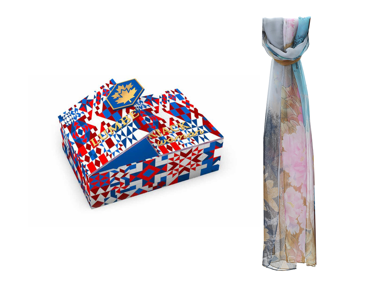 LUMBERJACK SCIARPA COLORE 3 + BOX F922-3S