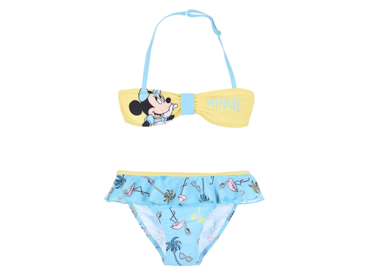 MINNIE COSTUME BIKINI TG.3-8ANNI TURCHESE EZ18102