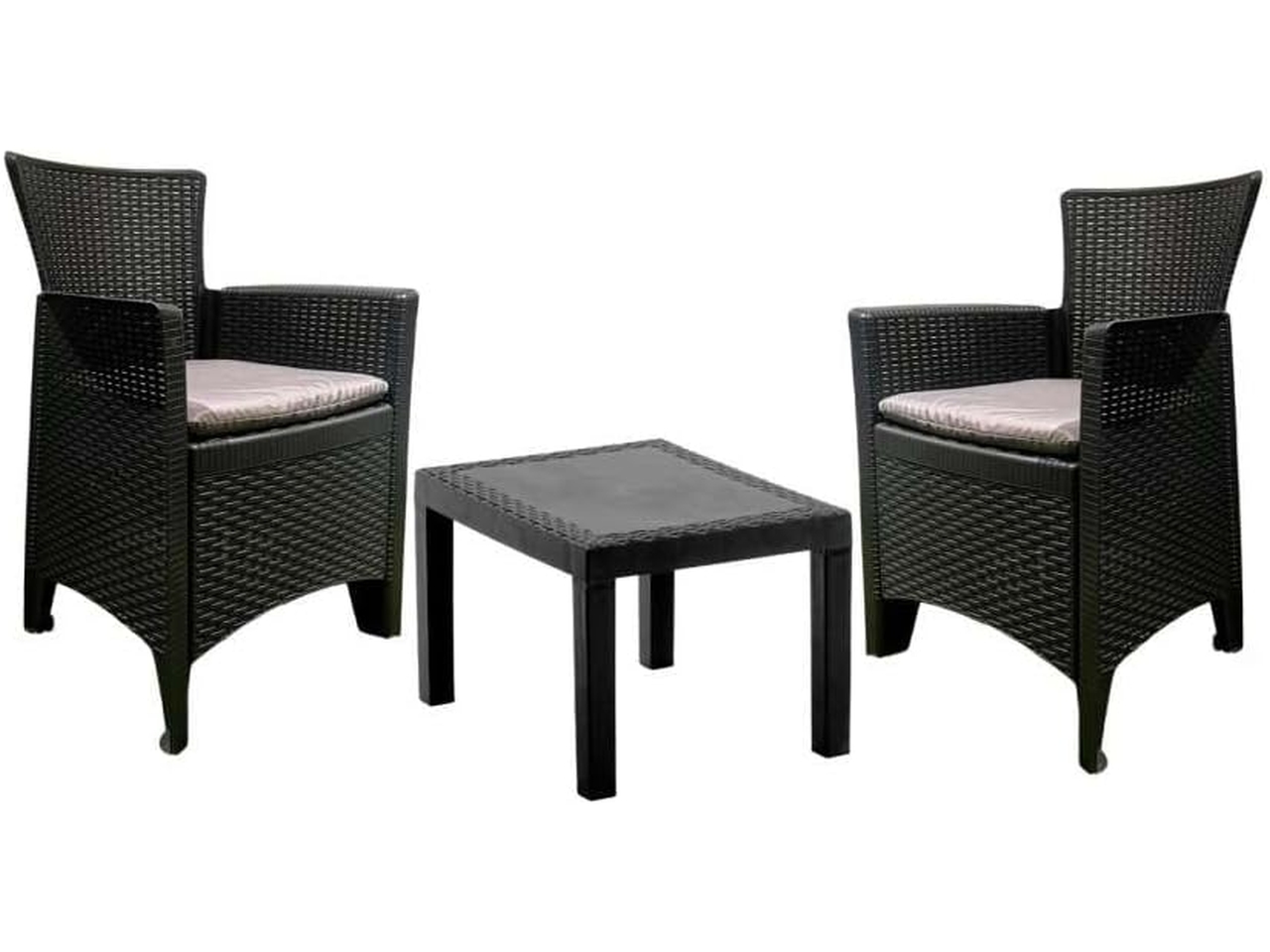 SET FOREST ANTRACITE CON CUSCINO FOR12CAN