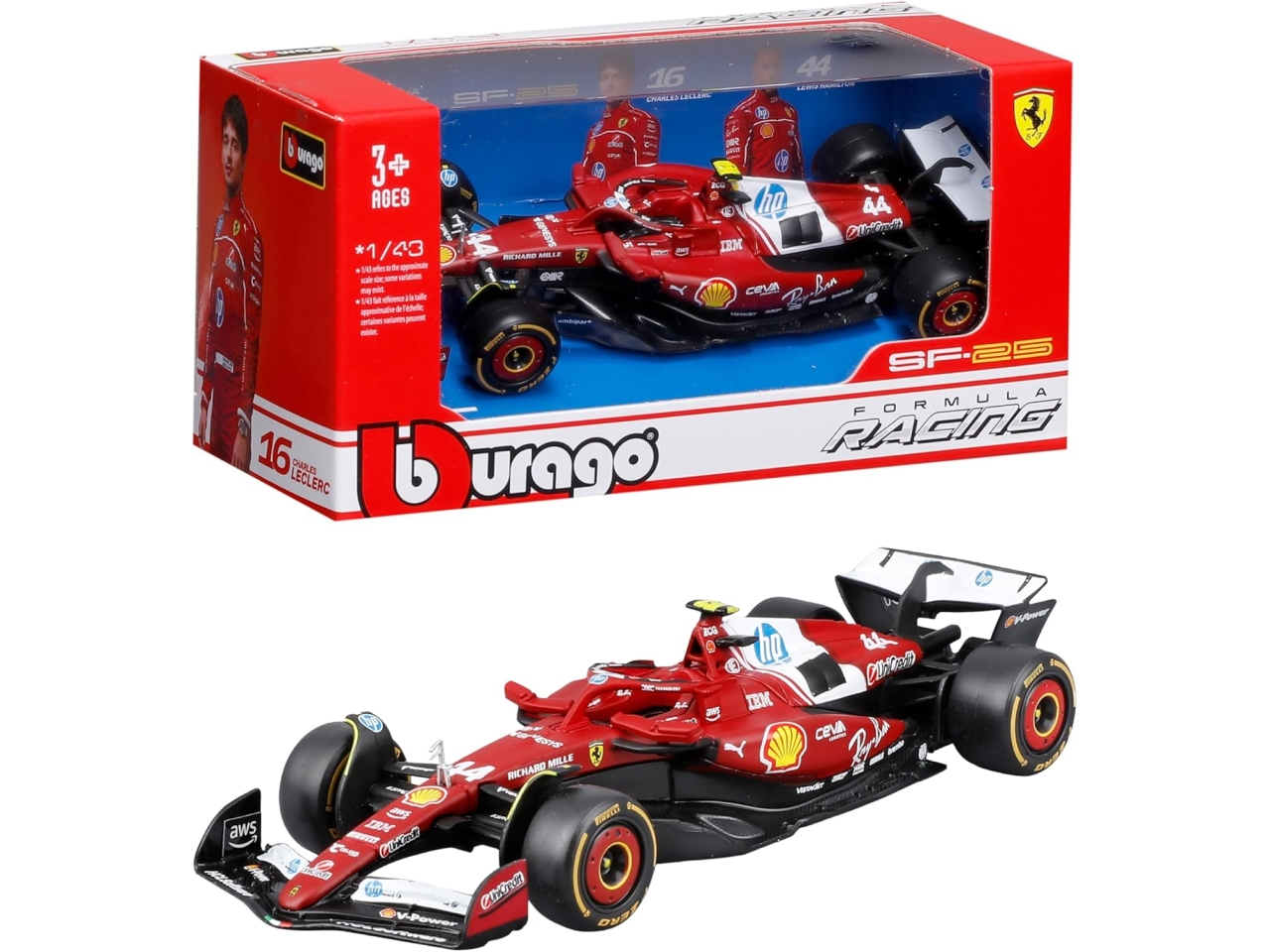 AUTO F1 FERRARI SF-25 HAMILTON 1:43 18-36853H