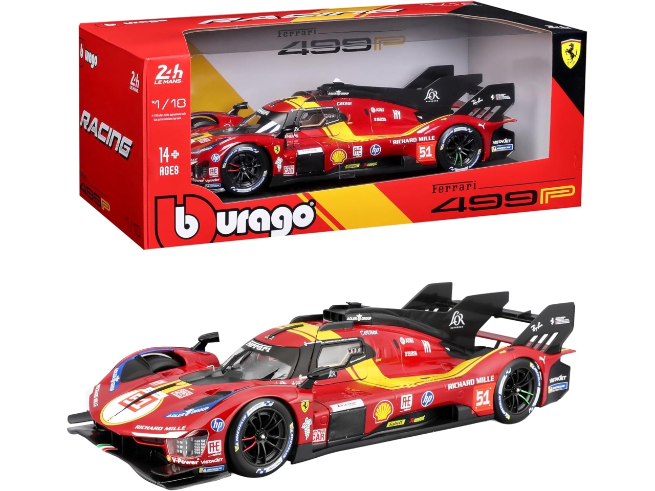 AUTO FERRARI LMH HYPERCAR 1:18 18-16307
