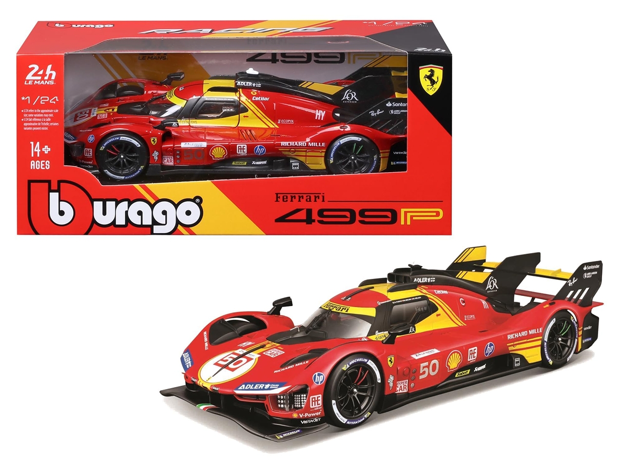 AUTO FERRARI LE MANS CHAMPIOM 2024 1:24 18-26312