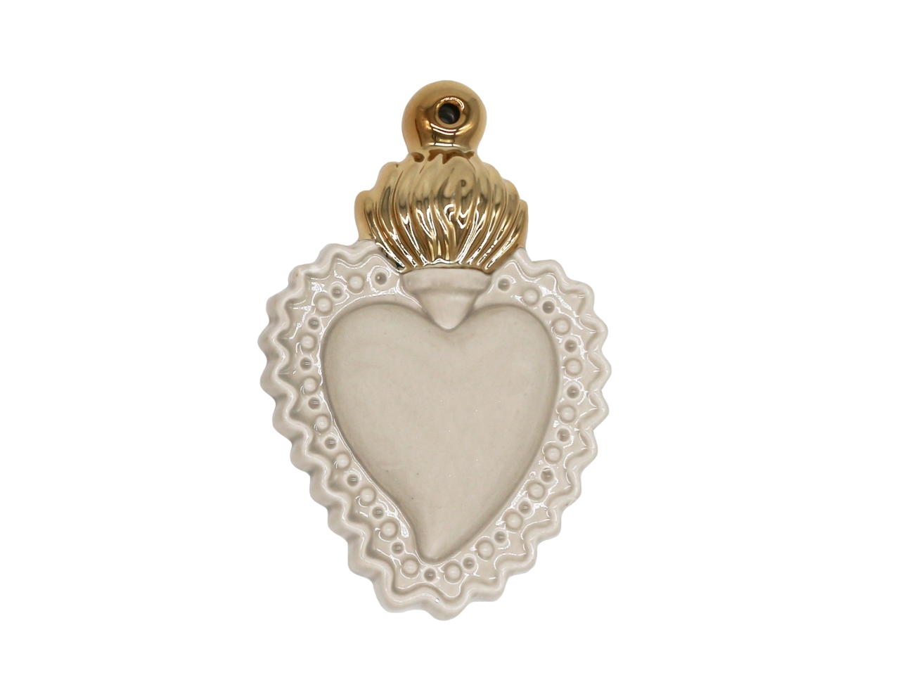 CUORE SACRO 16,3CM BEIGE SACRO1/BEI