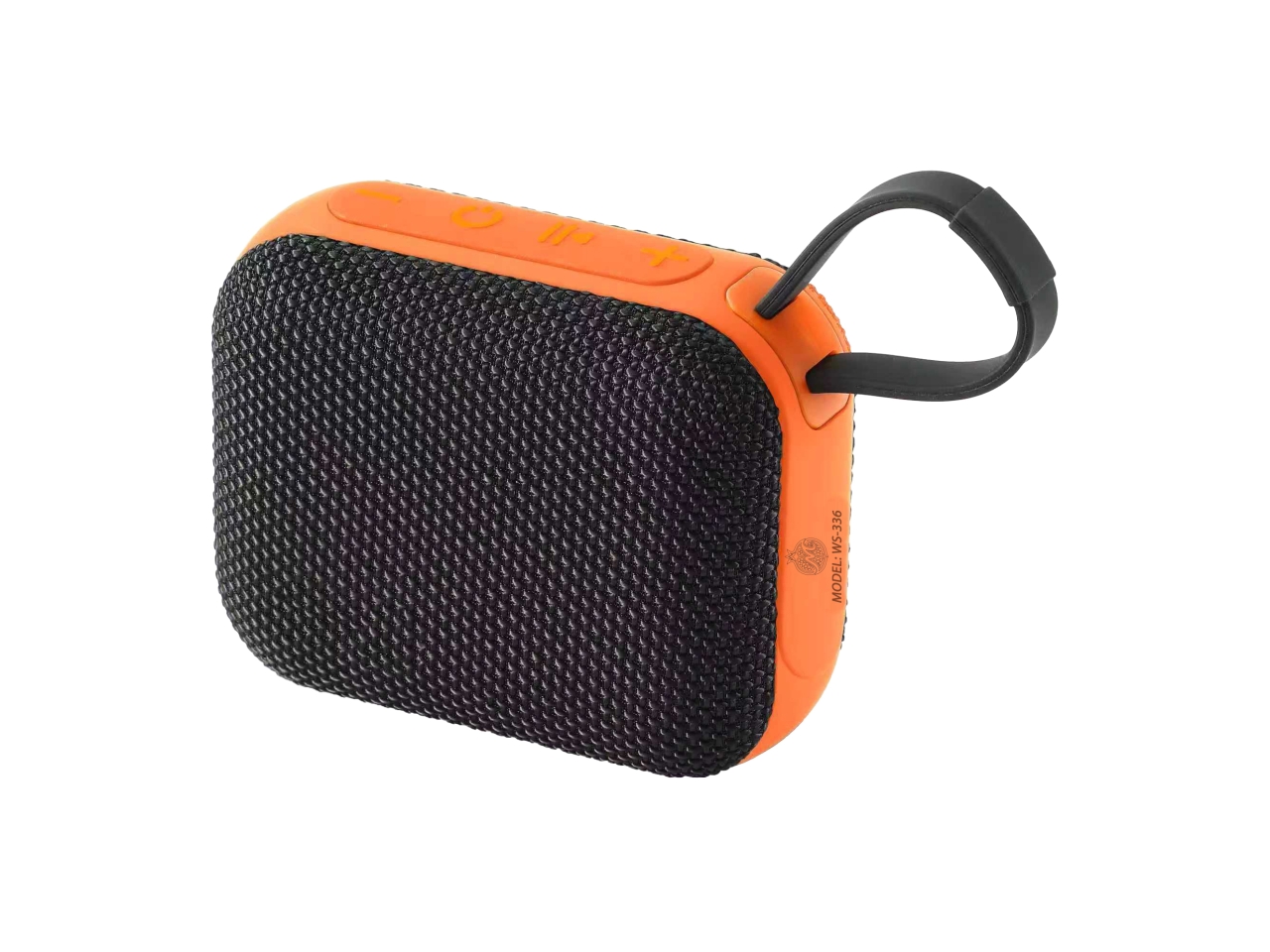 RECTANGLE SPEAKER FM 10X8,2CM NERO/ARANCIO 1394085