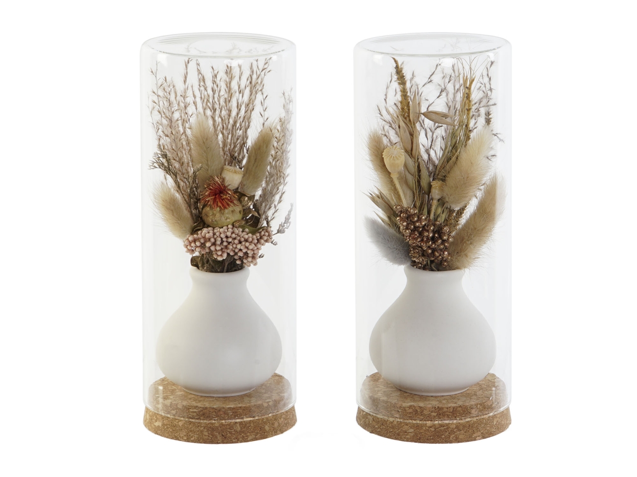 DECORAZIONE FIORE SECCO 8,5X8,5X20 2 ASS DH-204525