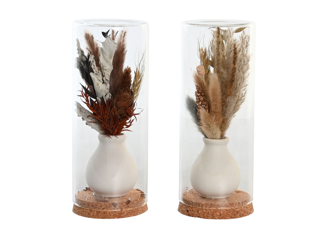 DECORAZIONE FIORE SECCO 8,5X8,5X20 2 ASS DH-204526
