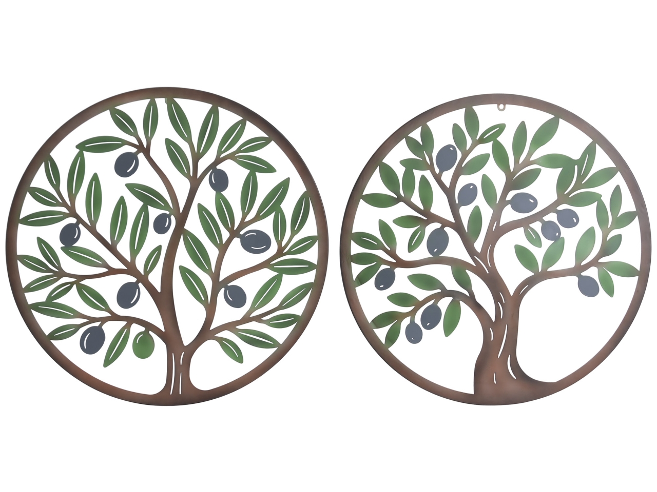 DECORAZIONI PER PARETI 60X1X60CM OLIVO 2 DP-229530