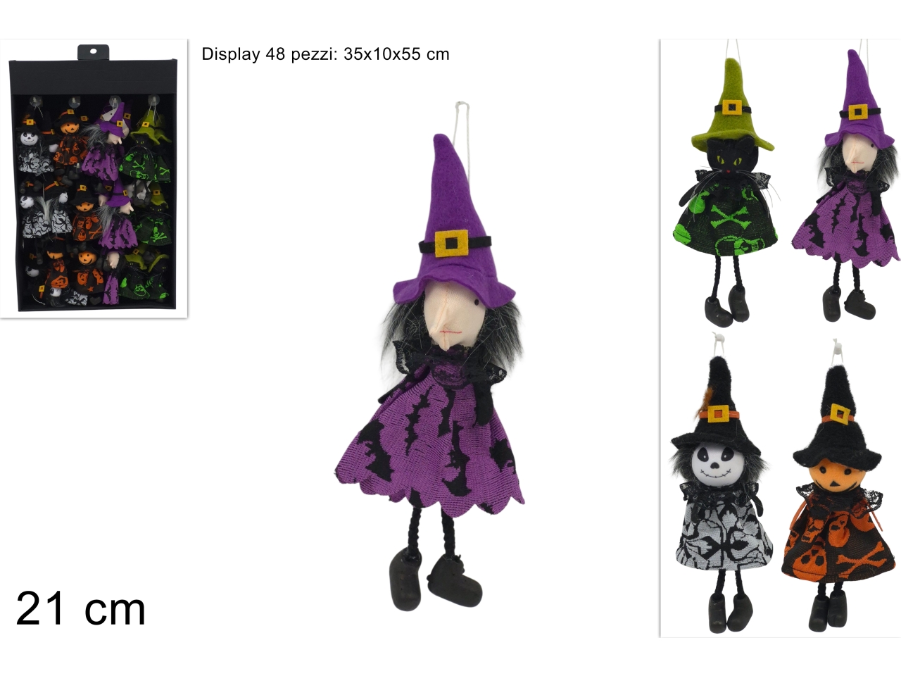 APPENDINO BAMBOLINA HALLOWEEN21CM 4ASS.XHW25004051