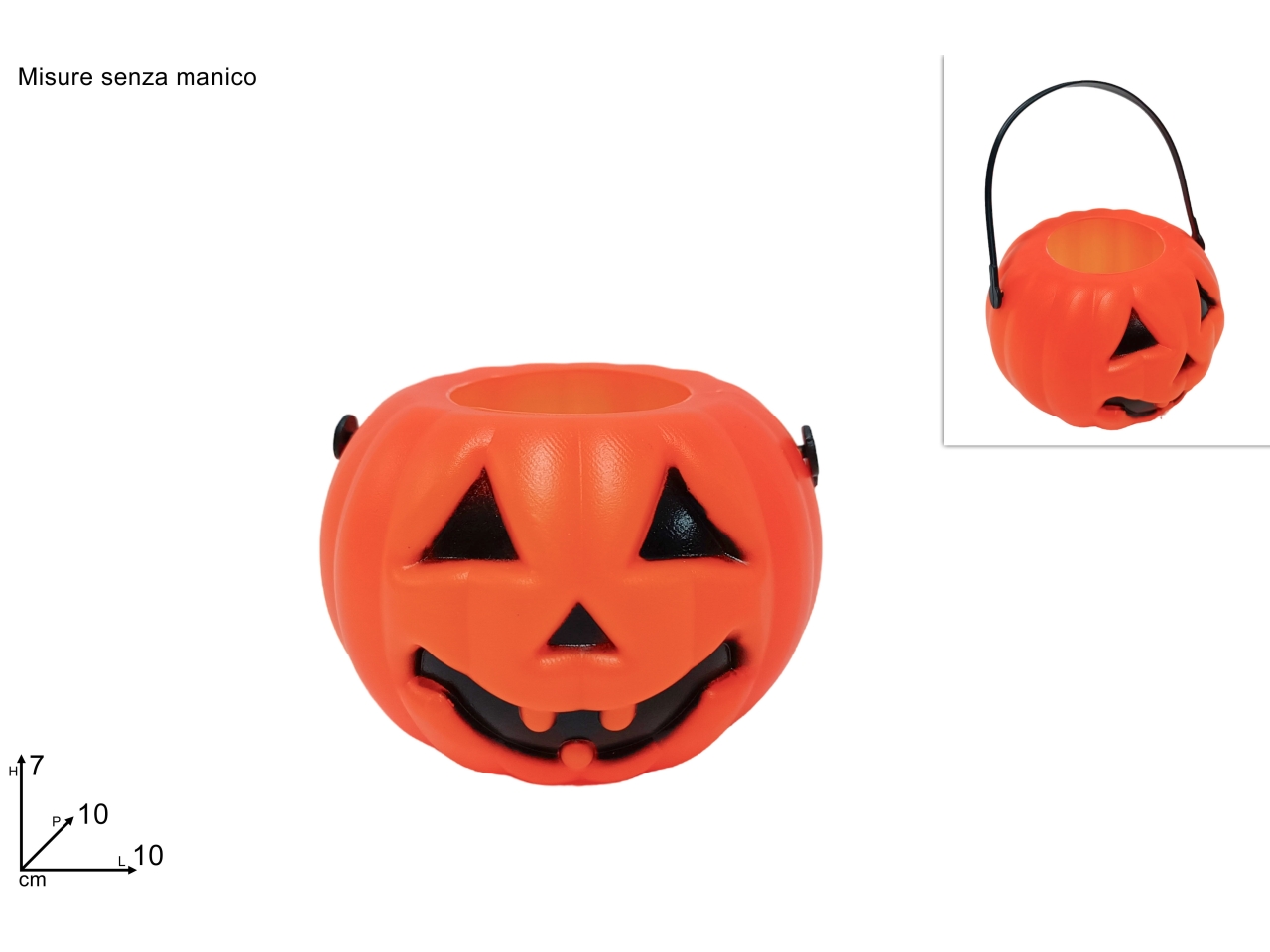 SECCHIELLO ZUCCA PLAST.C/MANIC.10XH.7CMXHW23002091