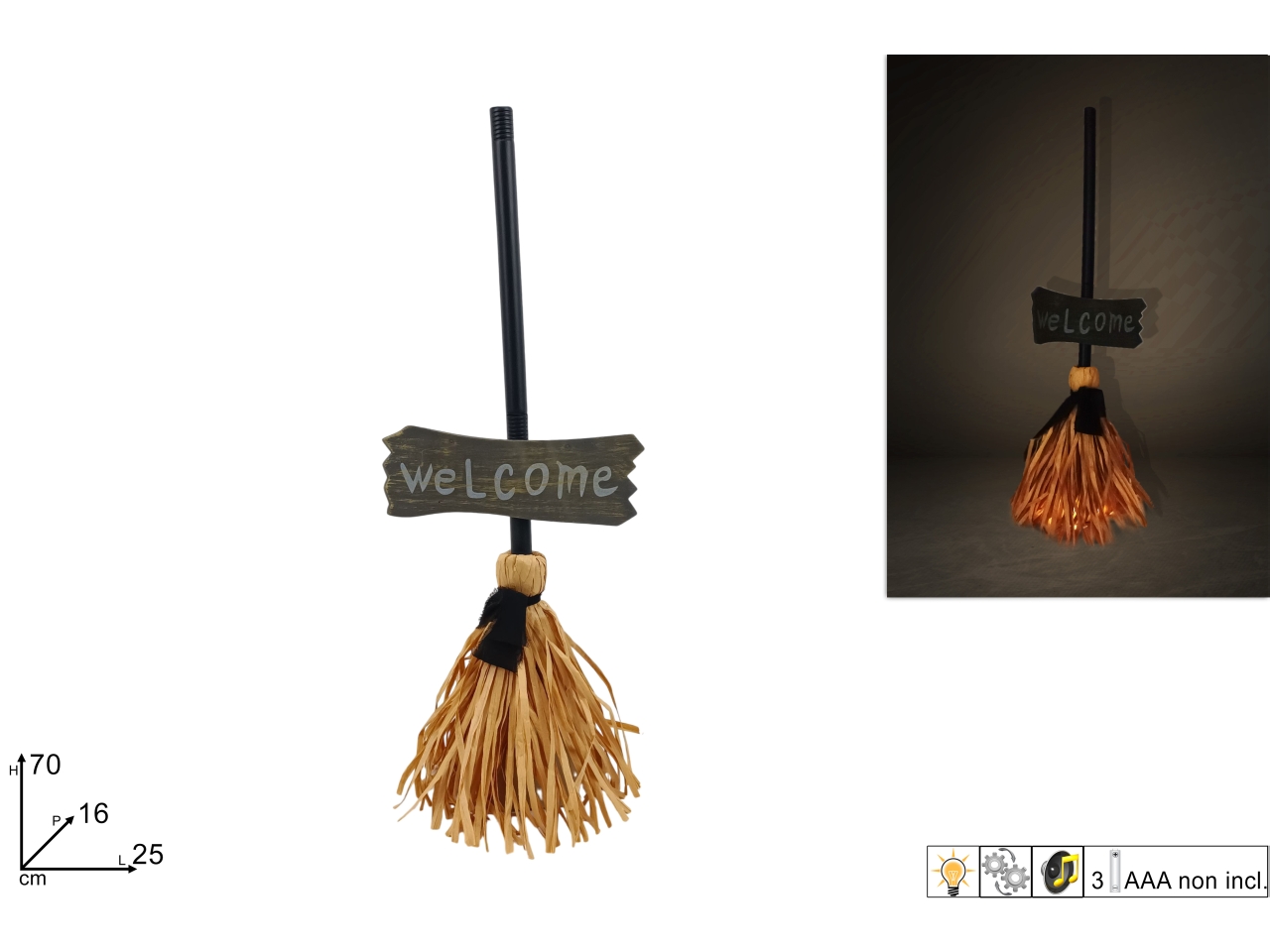 SCOPA 70CM C/LUCE SUONI E MOVIMENTO XHW26000041