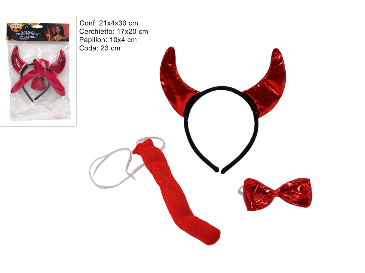 CERCHIETTO CORNA DIAVOLO C/PAPILLON XHW23002571 CERCHIETTO CORNA DIAVOLO C/PAPILLON XHW23002571