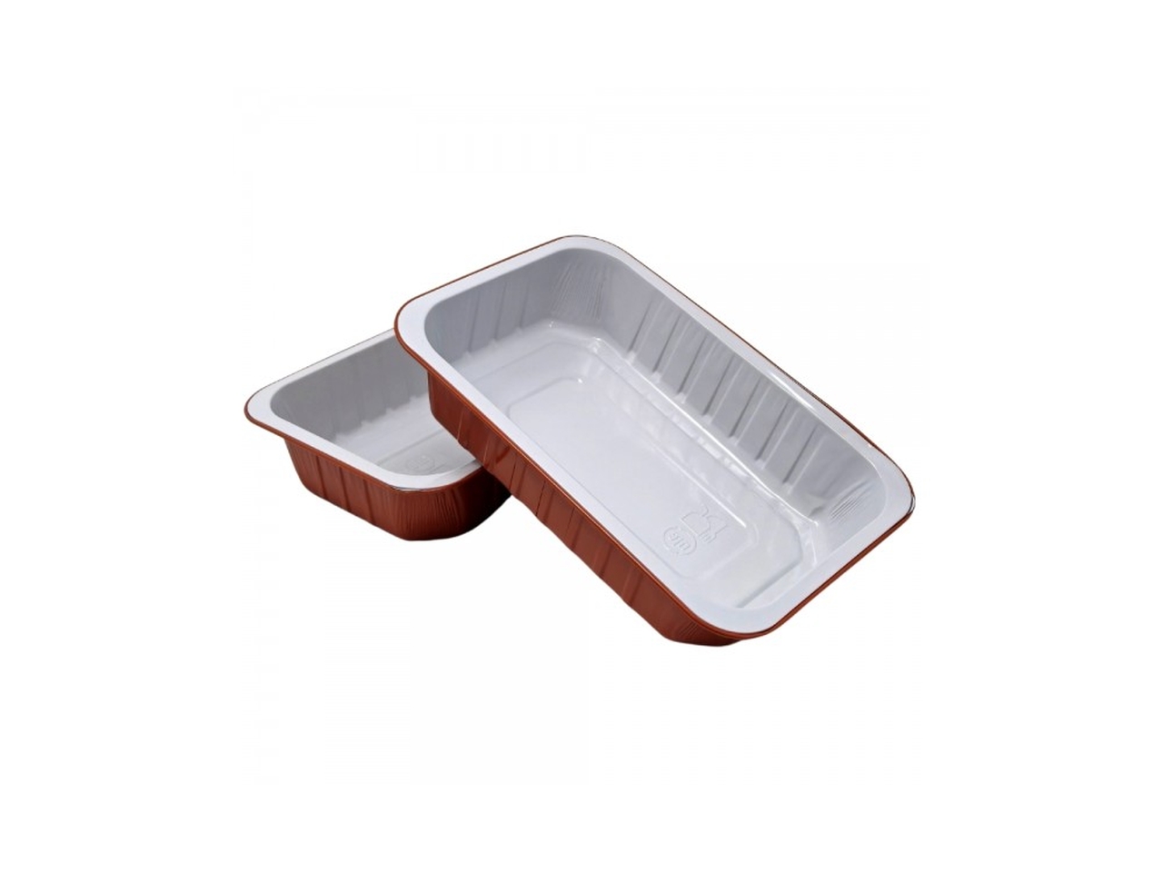 CONTENITORE DI ALLUMINIO 2 PORZIONI 2 PEZZI 822-24