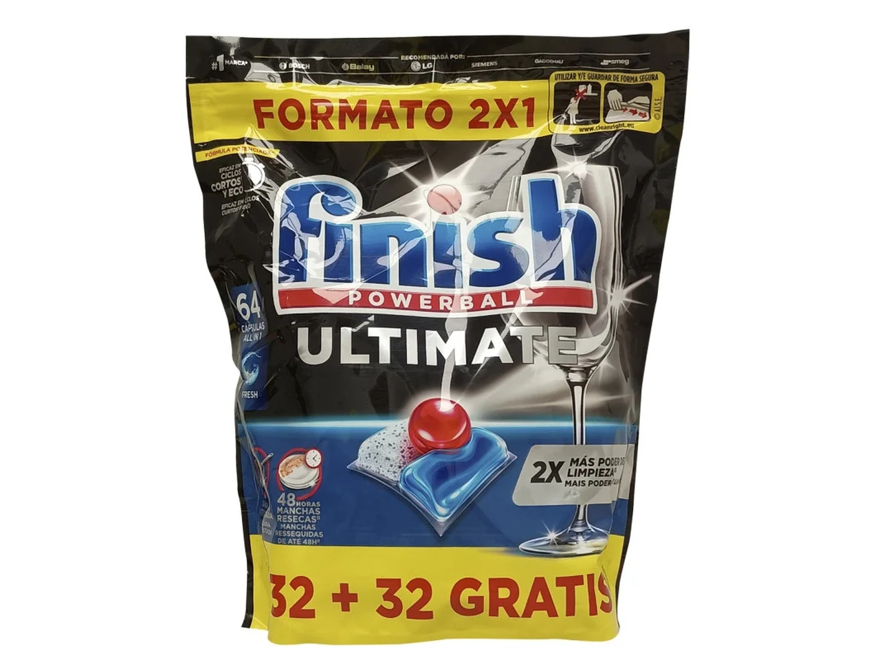 FINISH POWERBALL ULTIMATE32+32CAPS FRESH RT14348 $