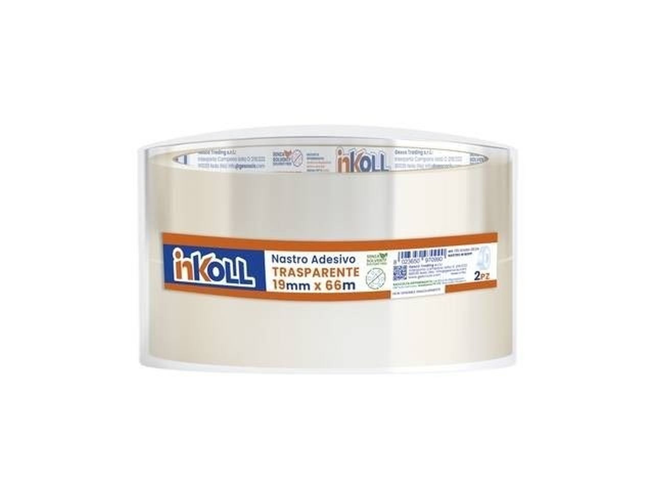 INKOLL NASTRO ADESIVO 2PZ 19X66MM 01350014