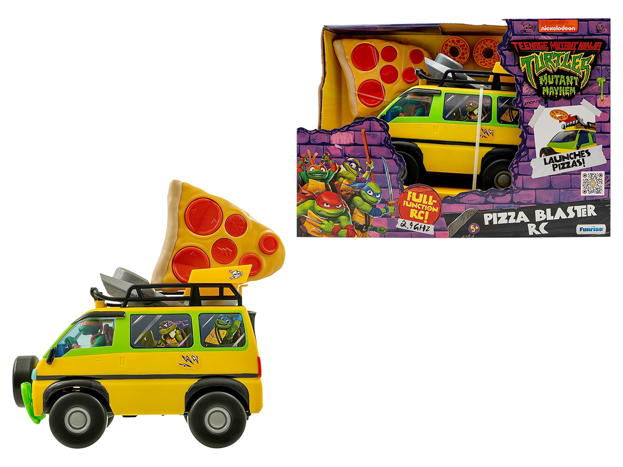 NINJA TMNT PIZZA BLASTER CAMION 71038 $