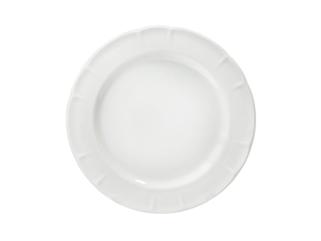 LONDRA PIATTO PIANO 26CM BIANCO 19001
