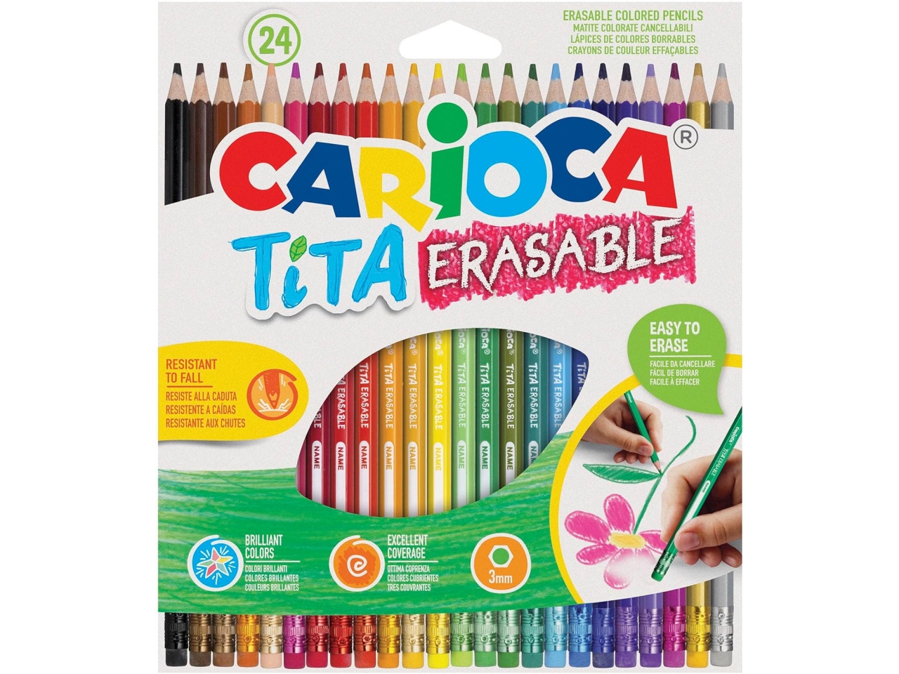 CARIOCA TITA 24 PASTELLI CANCELLABILI 42938