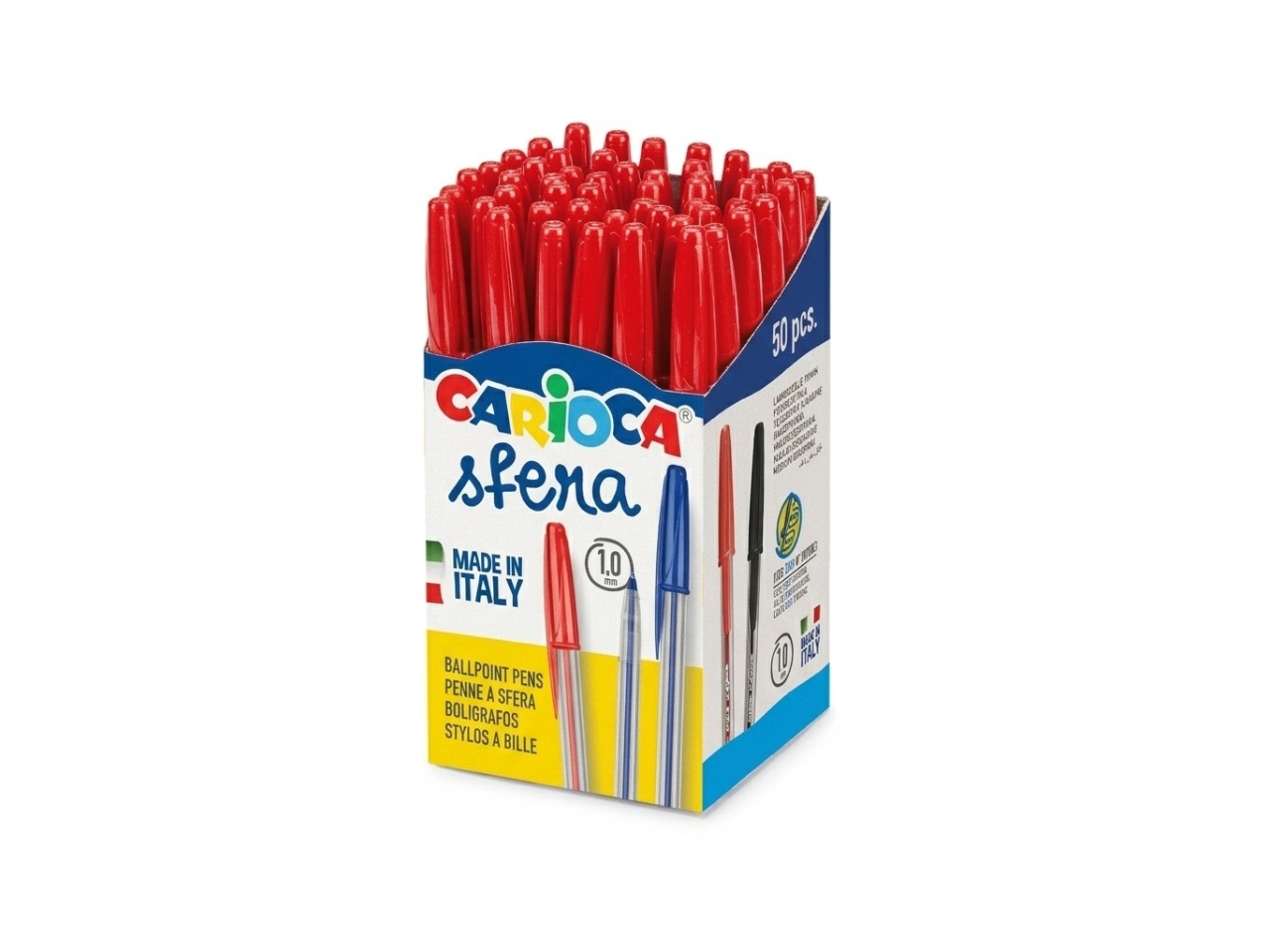 CARIOCA PENNA SFERA CLASSIC 50PZ ROSSA 41652/03