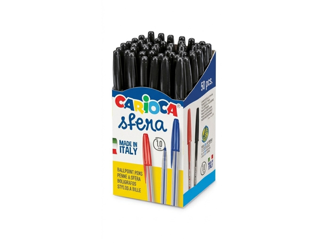 CARIOCA PENNA SFERA CLASSIC 50PZ NERA 41652/01