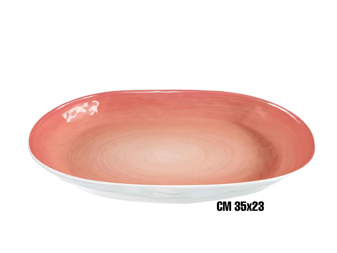 UNICOLORE VASSOIO OVALE MEL.35X23CM ME-1645-3734