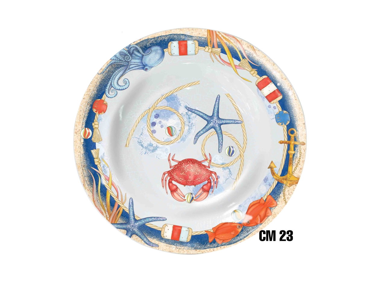 FONDO AL MARE PIATTO FONDO MEL.23CM ME-1644-3052 FONDO AL MARE PIATTO FONDO MEL.23CM ME-1644-3052