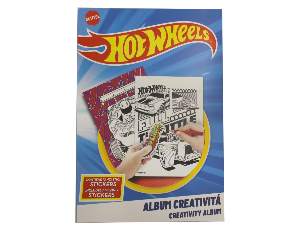 HOT WHEELS LIBRO DA COLORARE HW1278 HOT WHEELS LIBRO DA COLORARE HW1278