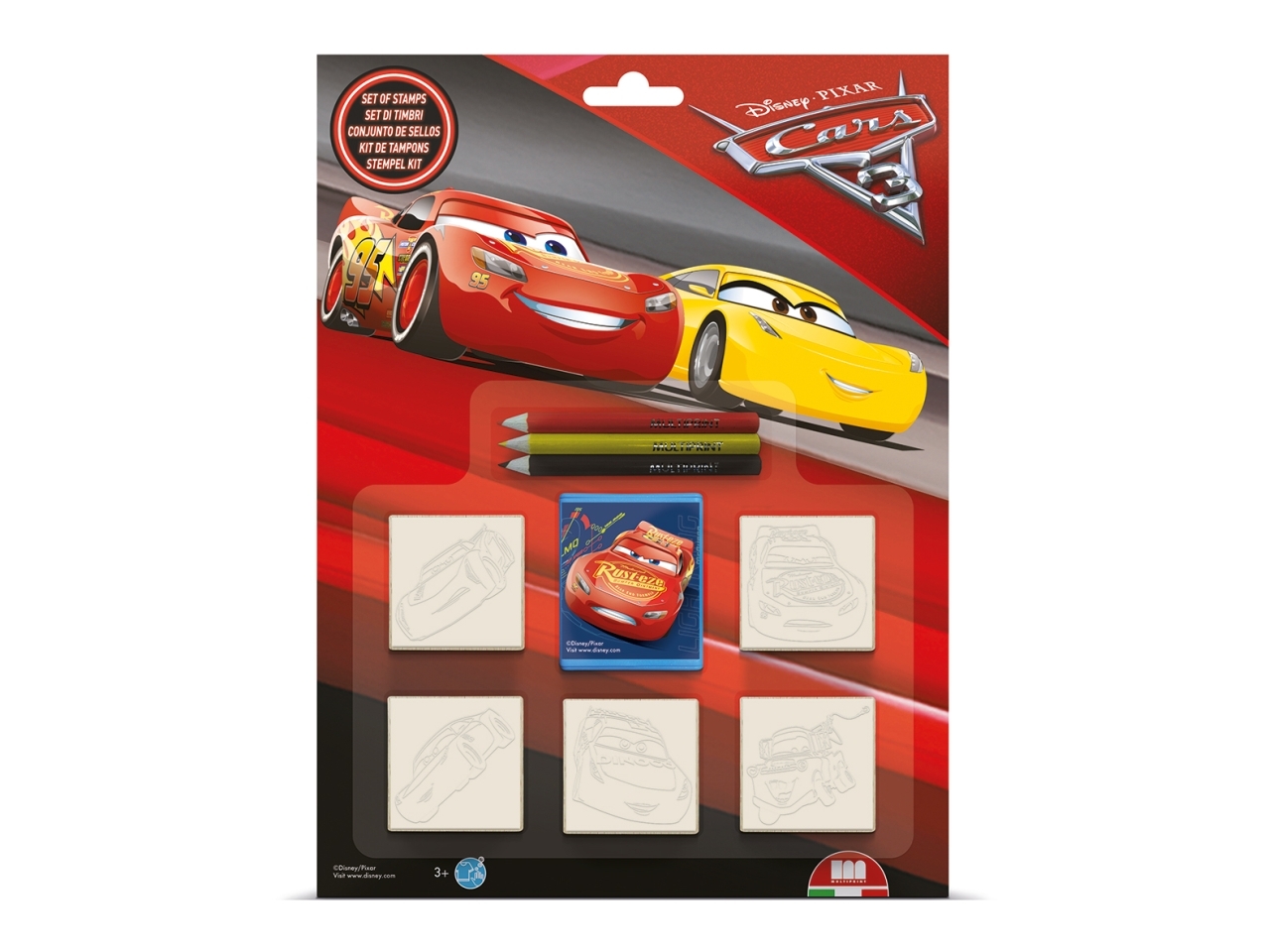 CARS 3 5 STAMPINI 5948