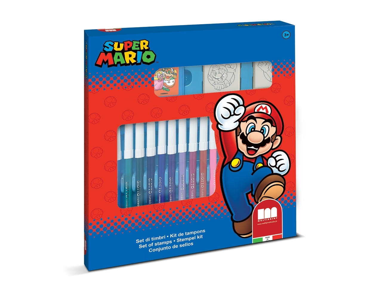 MARIO SET STAMPINI E COLORI 86104