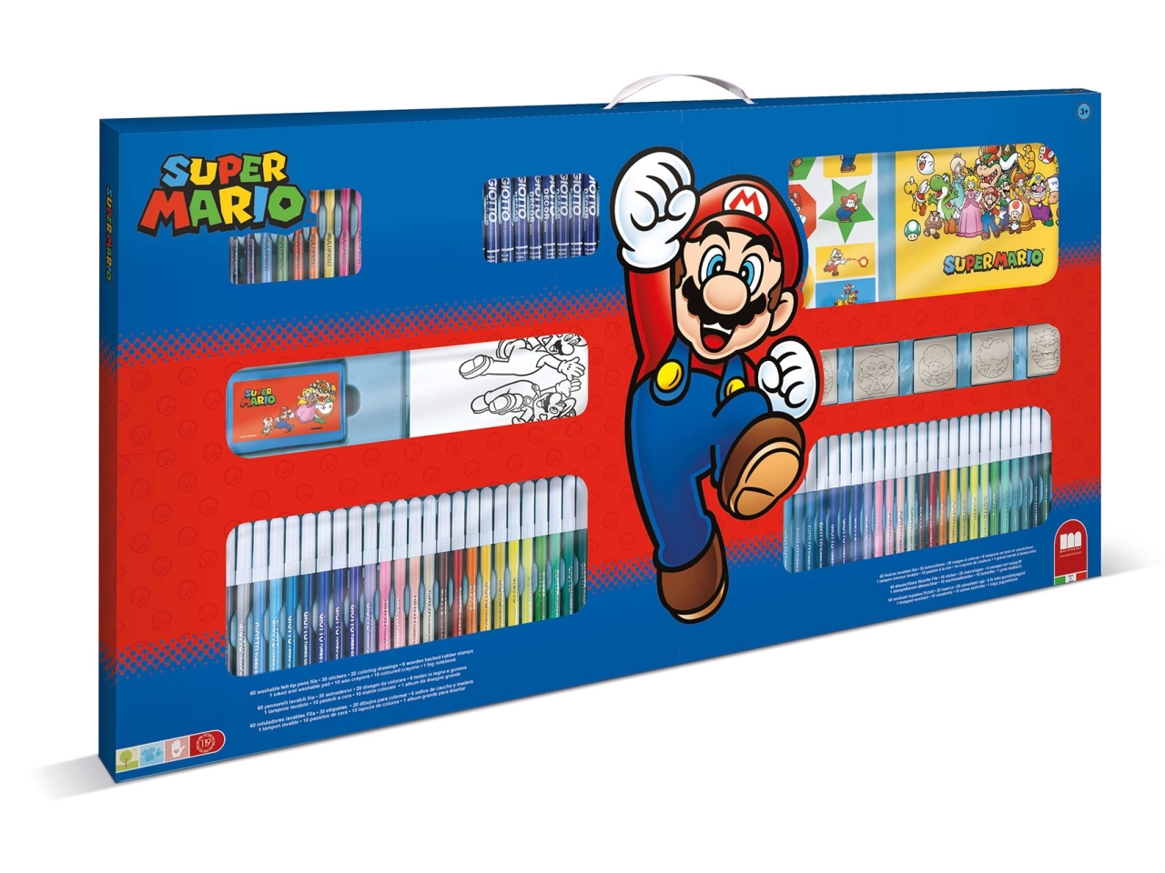 MARIO MEGA MAXI SET COLORI 49104