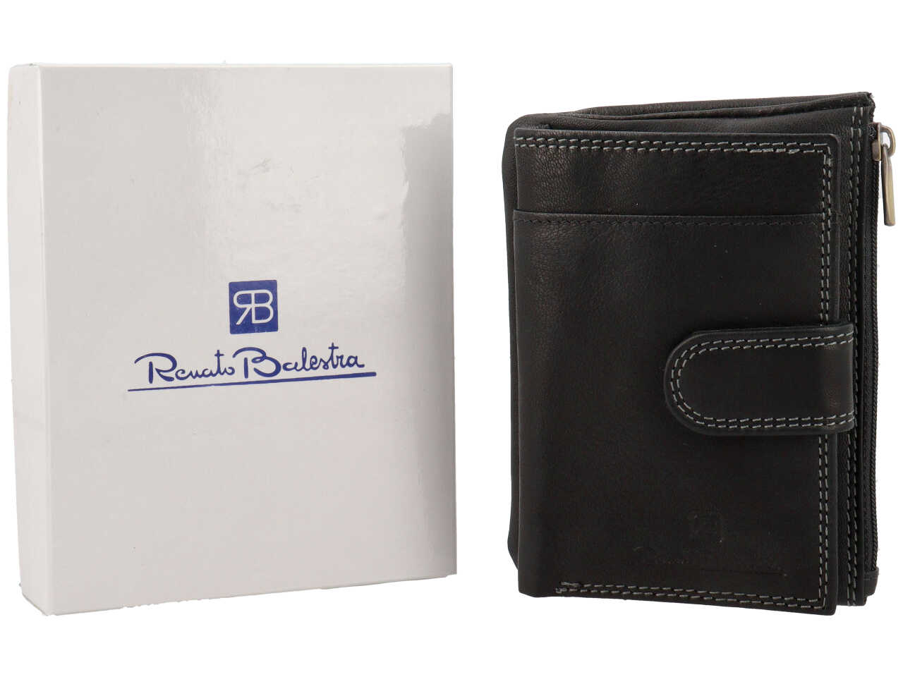 PORTAFOGLI UOMO PELLE NERO 1938/ANTIK NE