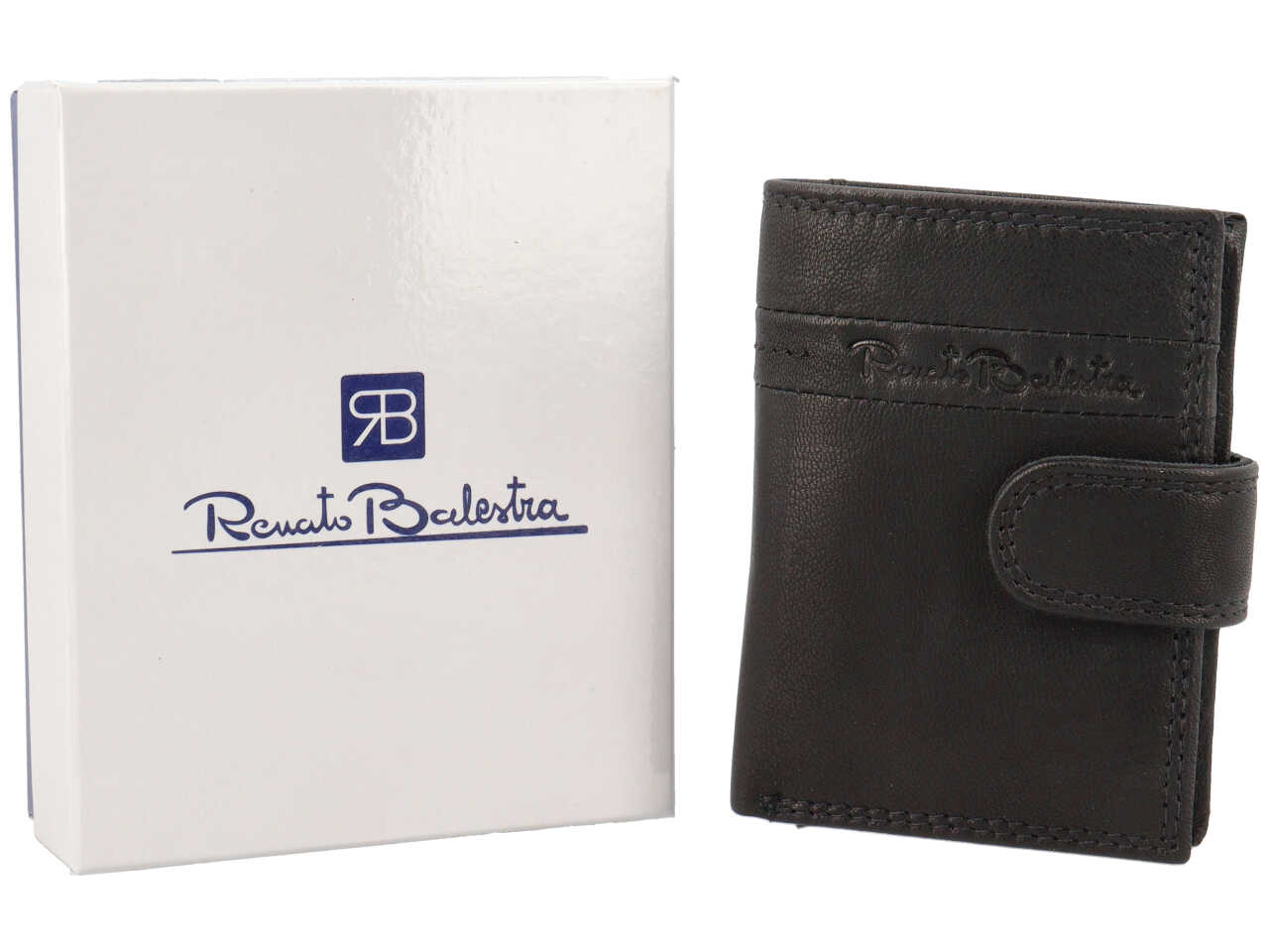 PORTAFOGLI UOMO PELLE NERO 1942/CN NE