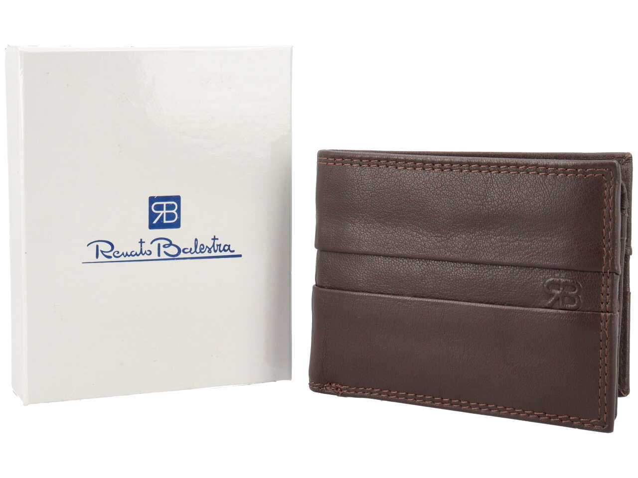 PORTAFOGLI UOMO PELLE TESTA DI MORO 1568/LOGO4 TM