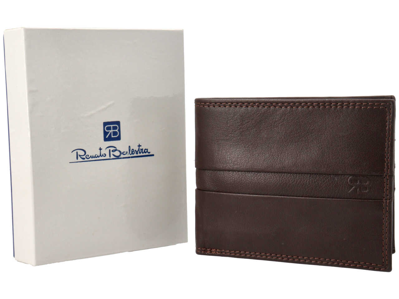 PORTAFOGLI UOMO PELLE TESTA DI MORO 1916/LOGO4 TM